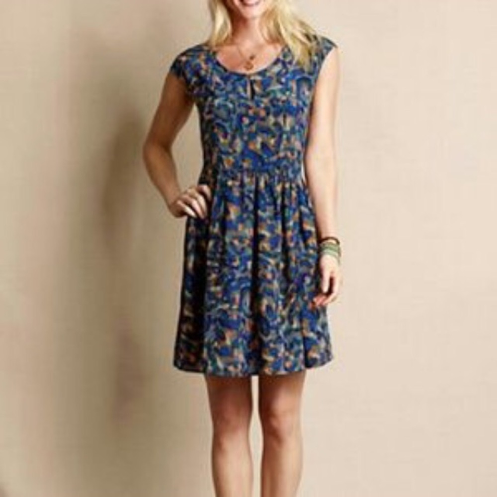 Lands End Canvas  SILK Dress